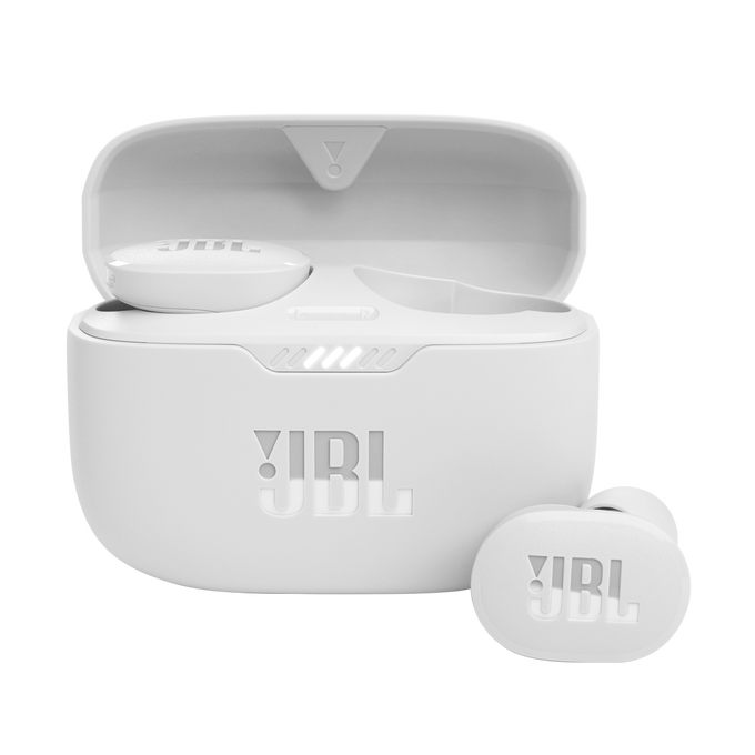 JBL Tune 130NC TWS - White - True wireless Noise Cancelling earbuds - Hero image number null